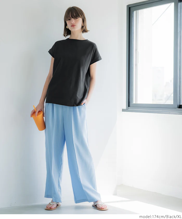 COTTON from the U.S.フレンチスリーブTシャツ レディース メール便可 - Image 12
