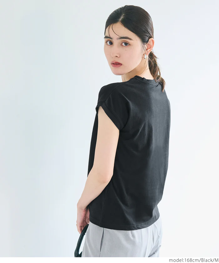 COTTON from the U.S.フレンチスリーブTシャツ レディース メール便可 - Image 13