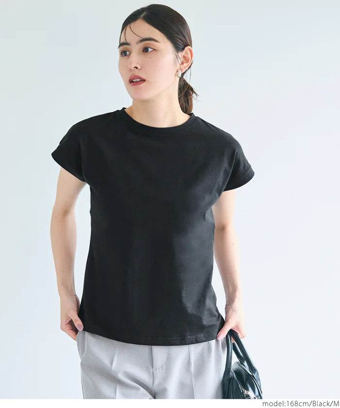 COTTON from the U.S.フレンチスリーブTシャツ レディース メール便可 - Image 14
