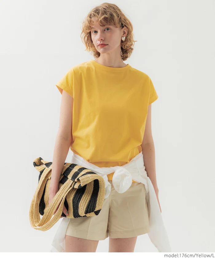 COTTON from the U.S.フレンチスリーブTシャツ レディース メール便可 - Image 15