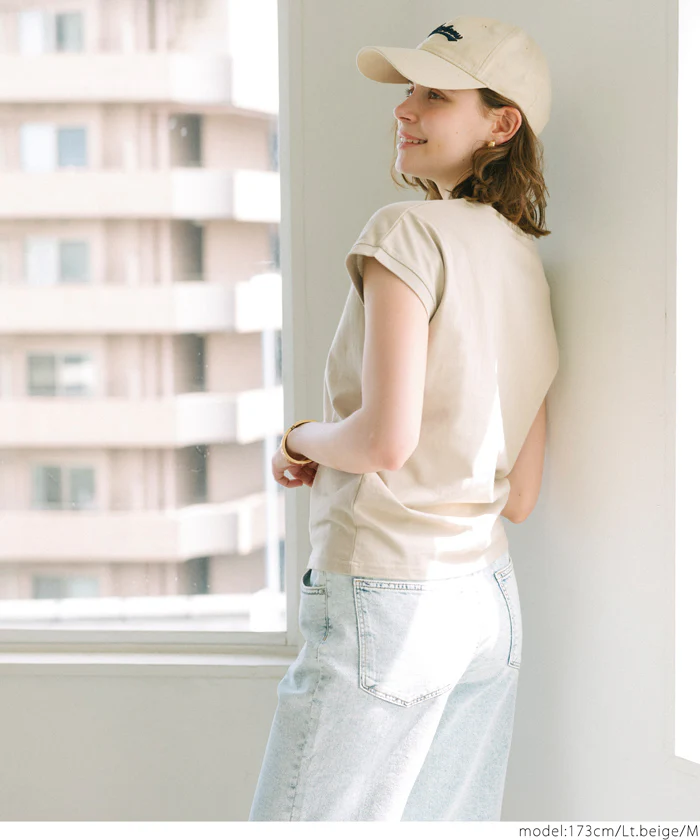 COTTON from the U.S.フレンチスリーブTシャツ レディース メール便可 - Image 18