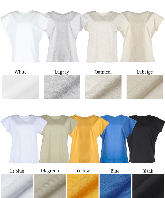 COTTON from the U.S.フレンチスリーブTシャツ レディース メール便可 - Image 23