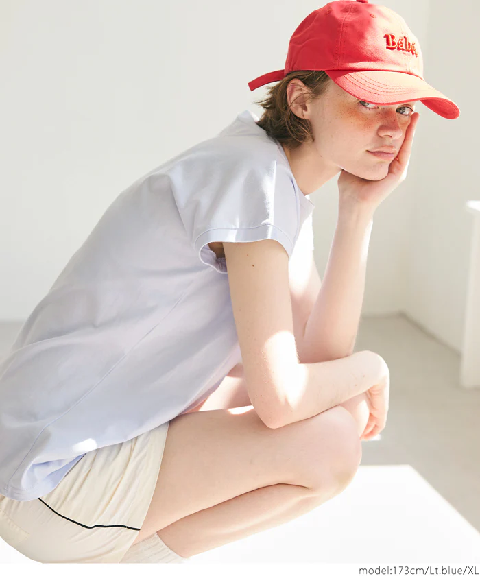 COTTON from the U.S.フレンチスリーブTシャツ レディース メール便可 - Image 3