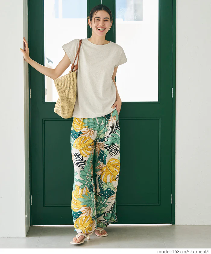 COTTON from the U.S.フレンチスリーブTシャツ レディース メール便可 - Image 6
