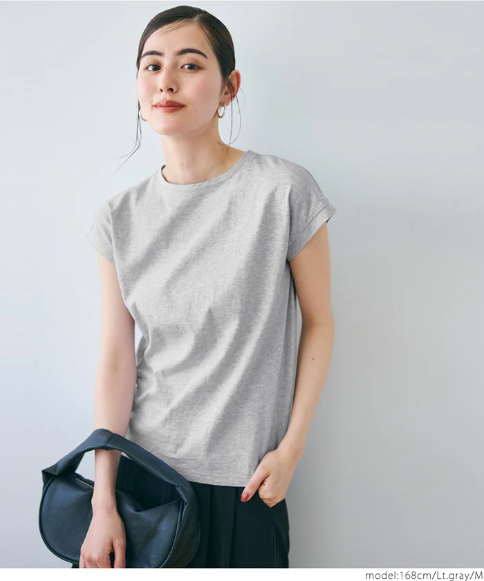 COTTON from the U.S.フレンチスリーブTシャツ レディース メール便可 - Image 8