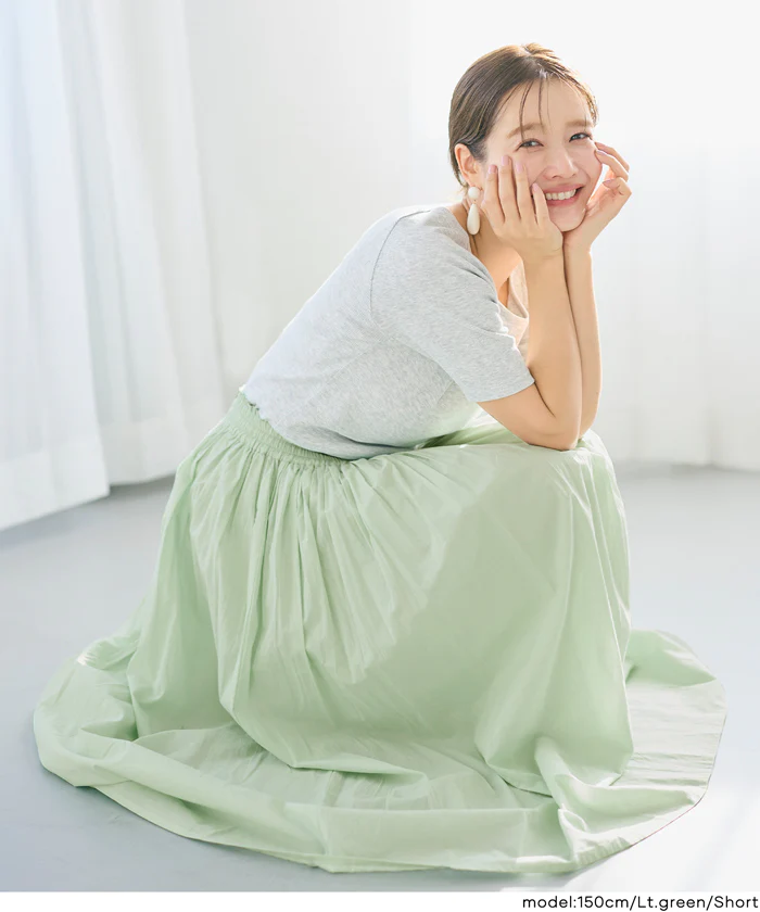 コットンボイルフレアスカート レディース メール便不可 - Image 15