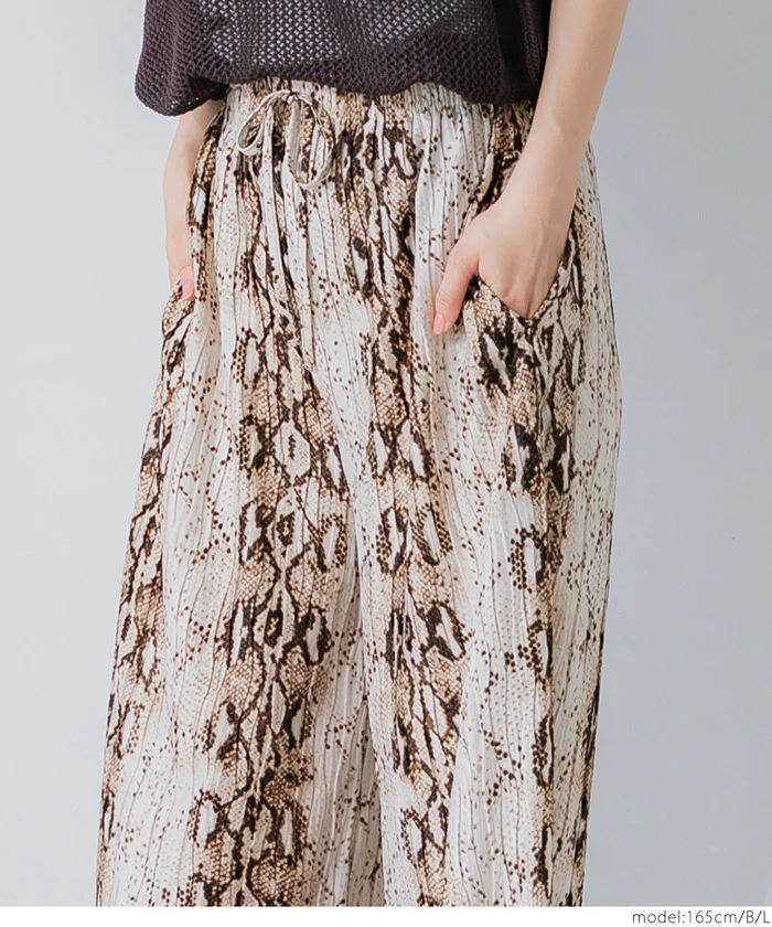 ウェーブプリーツパンツ レディース メール便可 - Image 20