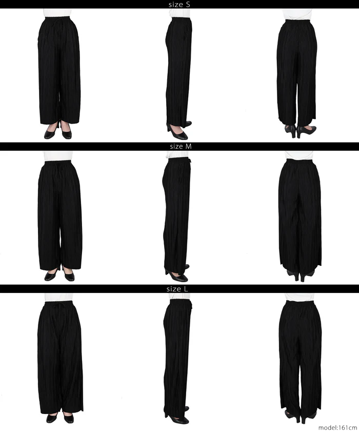 ウェーブプリーツパンツ レディース メール便可 - Image 21