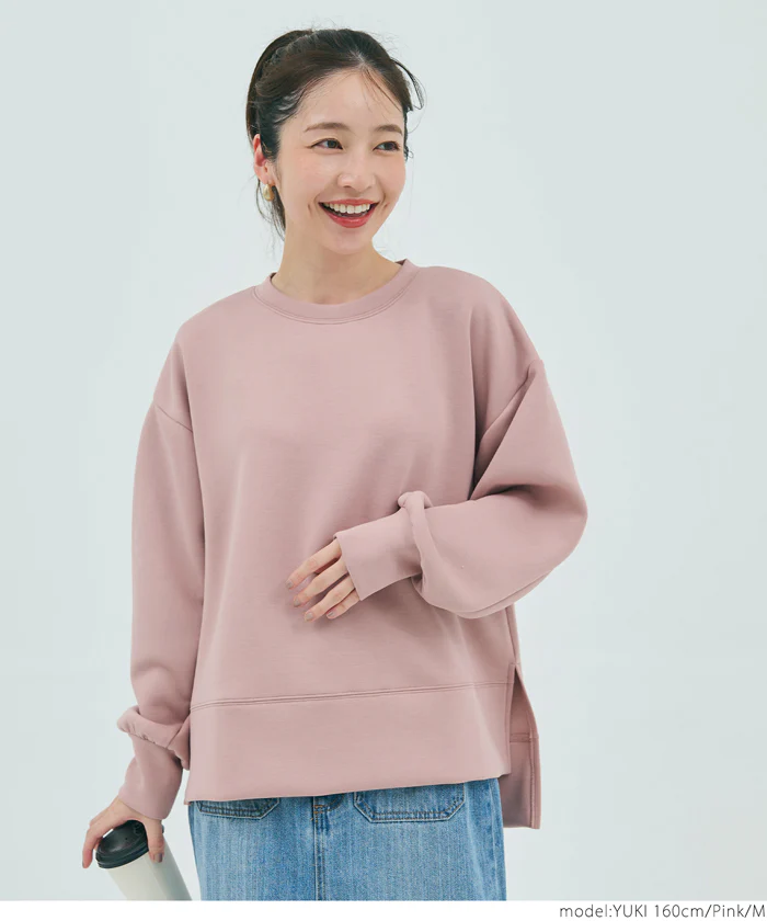 セール★1690円→990円 クルーネックソフトスウェット レディース メール便不可 - Image 3