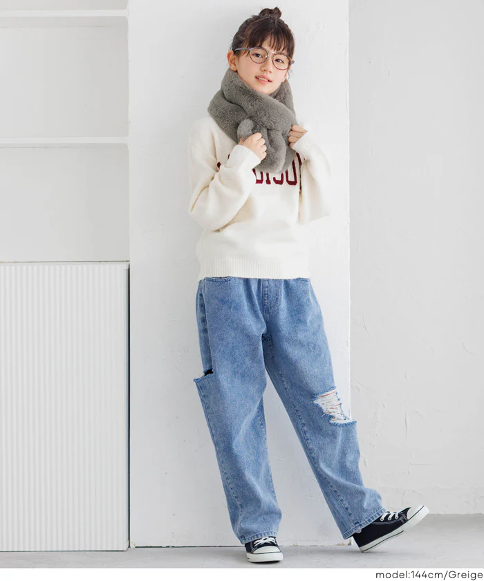 親子お揃いフェイクファーティペット キッズ メール便不可 - Image 15