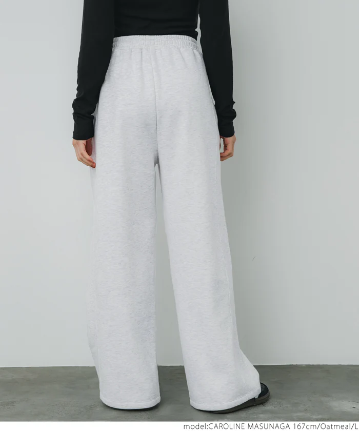 セール★2490円→1490円 裏起毛ワイドパンツ レディース メール便不可 - Image 10