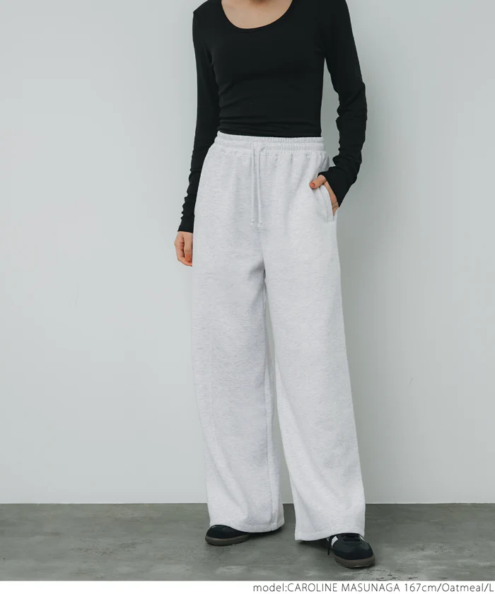 セール★2490円→1490円 裏起毛ワイドパンツ レディース メール便不可 - Image 11
