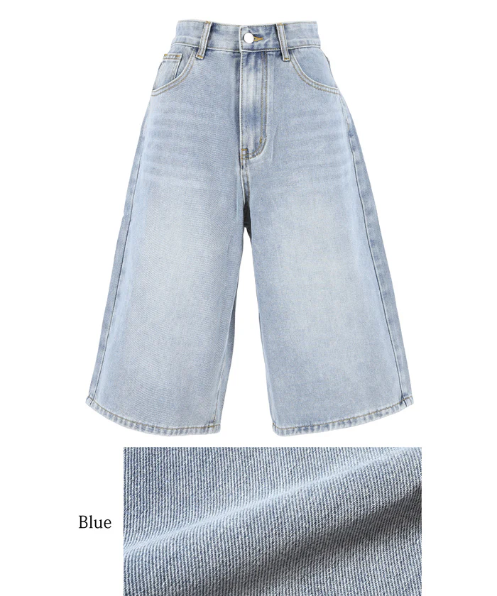セール ★2990円→550円 デニムバミューダパンツ レディース メール便不可 - Image 11