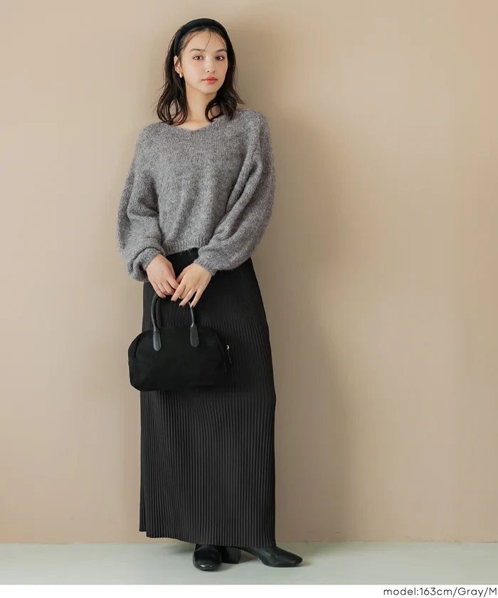セール★1990円→990円Vネックニットトップス レディース メール便不可 coca コカ - Image 8