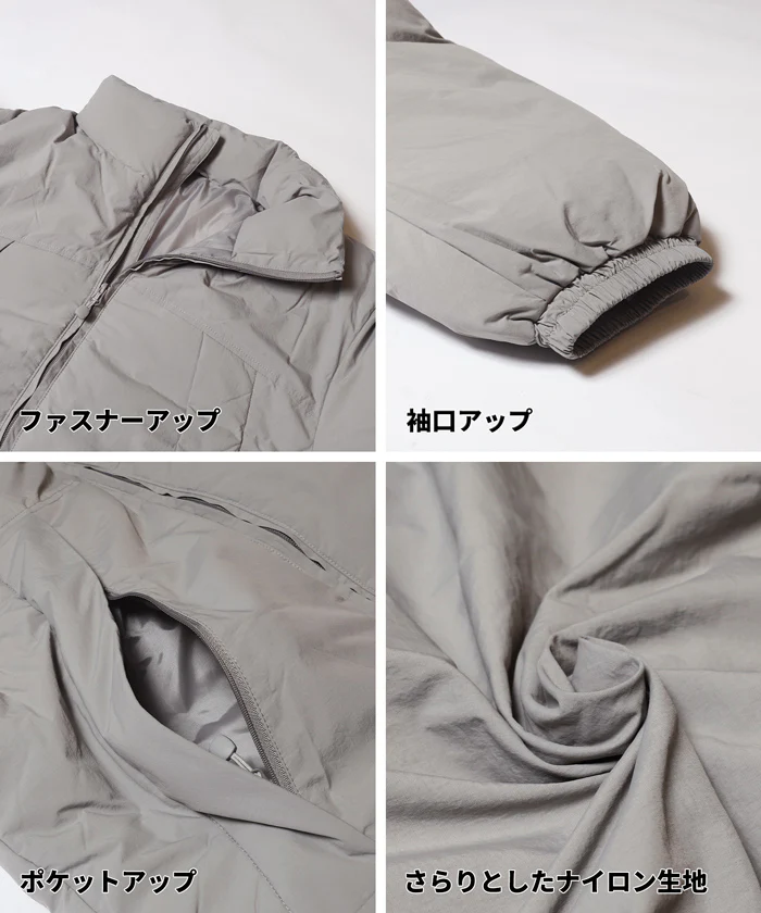 セール★5990円→2990円 スタンドスラッシュポケット中綿ジャケット メンズ メール便不可 - Image 12