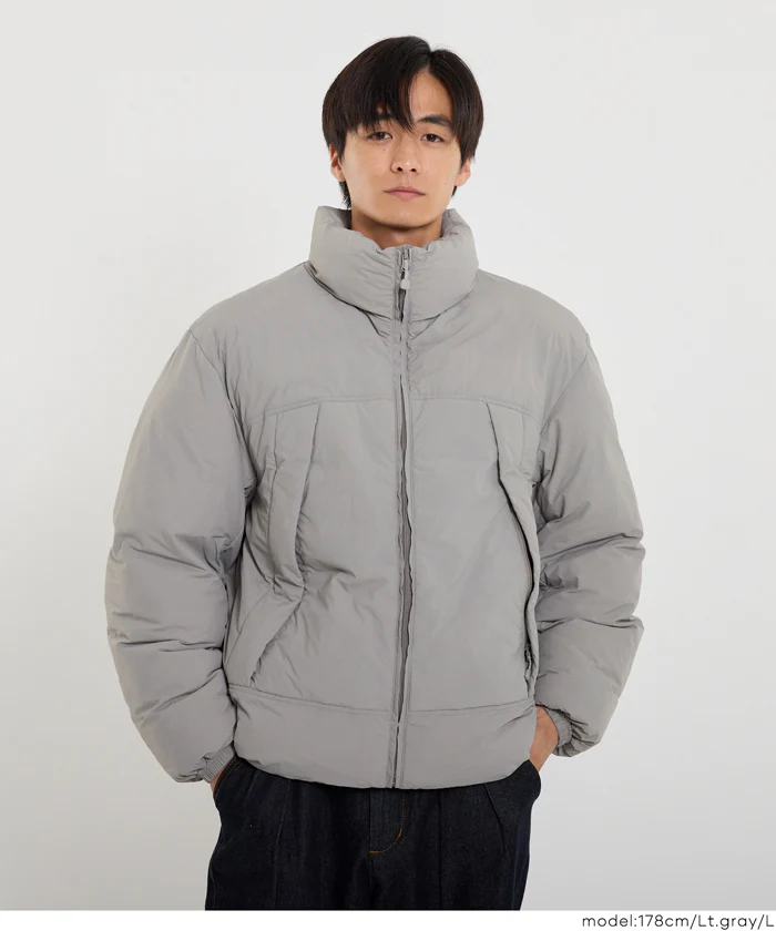 セール★5990円→2990円 スタンドスラッシュポケット中綿ジャケット メンズ メール便不可 - Image 5