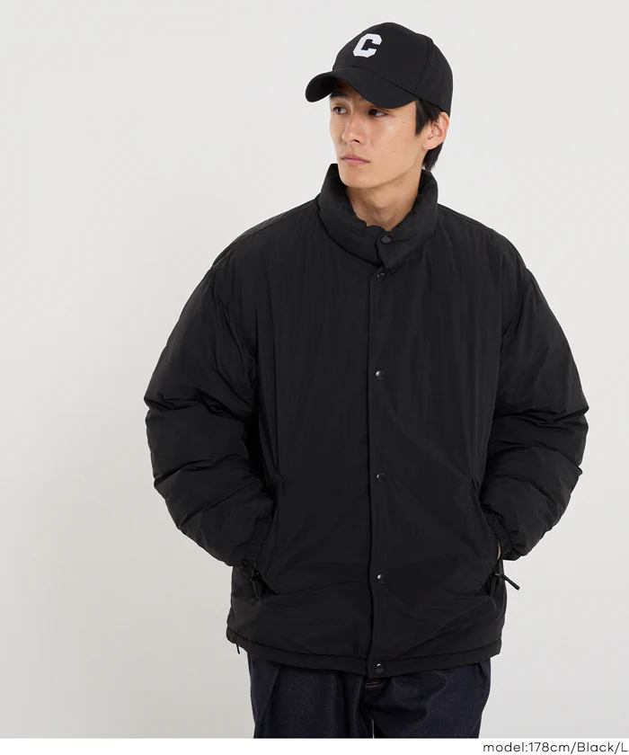 セール★5990円→2990円 ナイロンタッサー中綿スタンドジャケット メンズ メール便不可 - Image 10