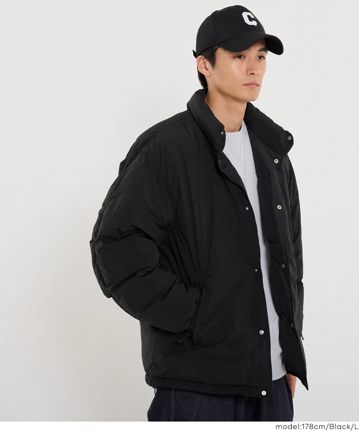 セール★5990円→2990円 ナイロンタッサー中綿スタンドジャケット メンズ メール便不可 - Image 8
