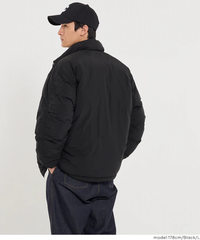セール★5990円→2990円 ナイロンタッサー中綿スタンドジャケット メンズ メール便不可 - Image 9