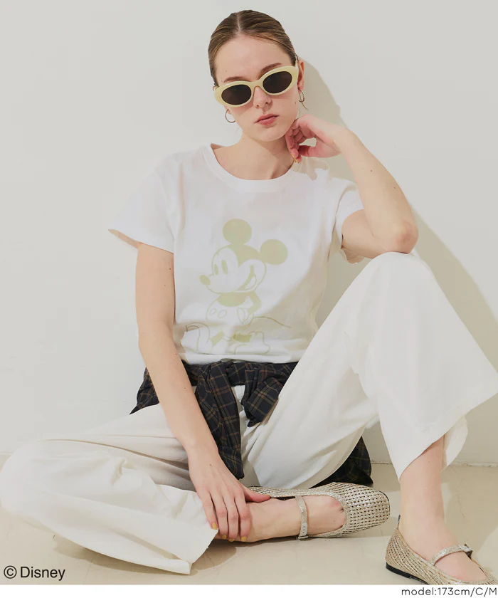 【ディズニー】ウォッシュドTシャツ レディース メール便不可 - Image 14