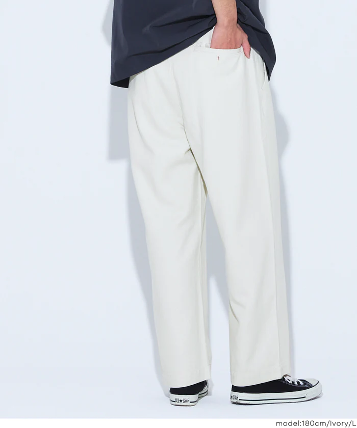 ツイルワイドストレートパンツ メンズ メール便不可 - Image 10