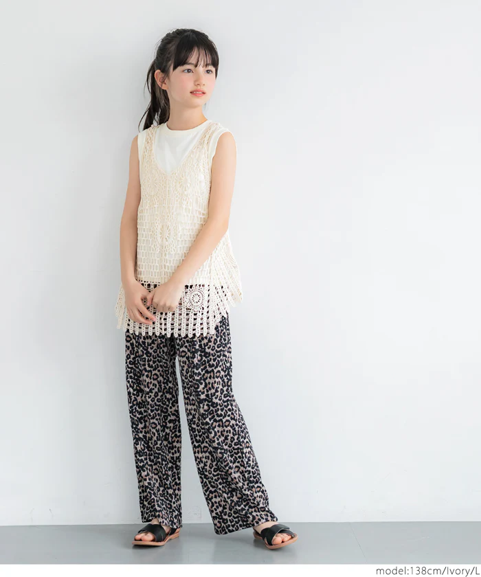 セール★1690円→550円 かぎ編みレースタンクトップ キッズ メール便不可 - Image 2