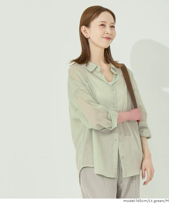 GW限定セール★ ガーゼシャツ レディース メール便可 - Image 12