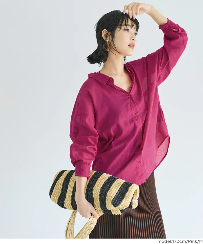 GW限定セール★ ガーゼシャツ レディース メール便可 - Image 15