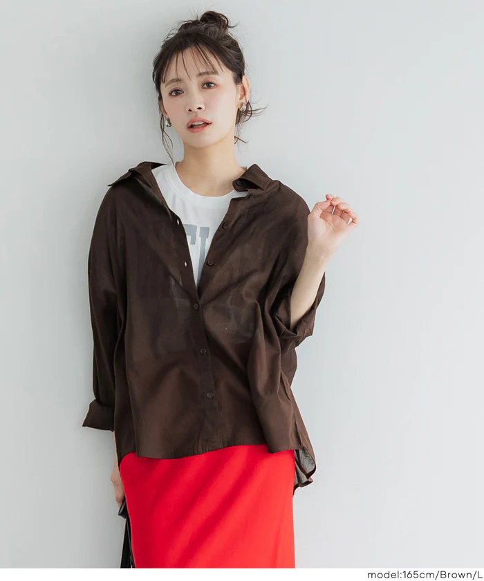 GW限定セール★ ガーゼシャツ レディース メール便可 - Image 16