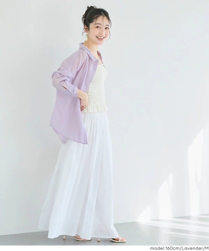 GW限定セール★ ガーゼシャツ レディース メール便可 - Image 5