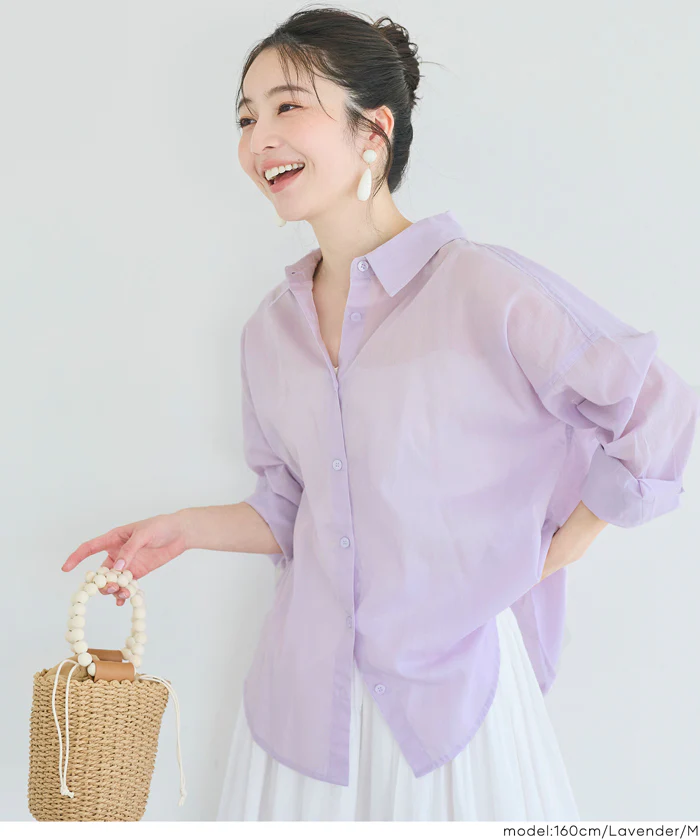 GW限定セール★ ガーゼシャツ レディース メール便可 - Image 6