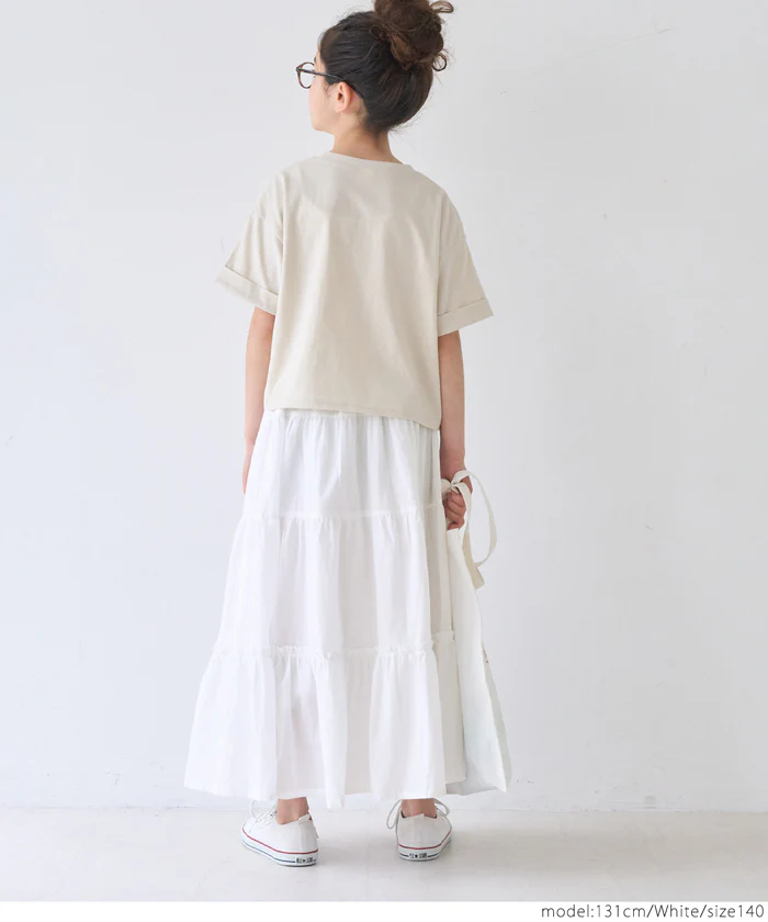 親子お揃いティアードスカート キッズ メール便不可 - Image 5