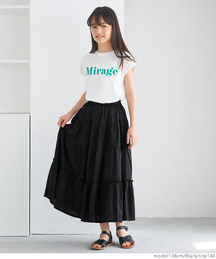 親子お揃いティアードスカート キッズ メール便不可 - Image 8