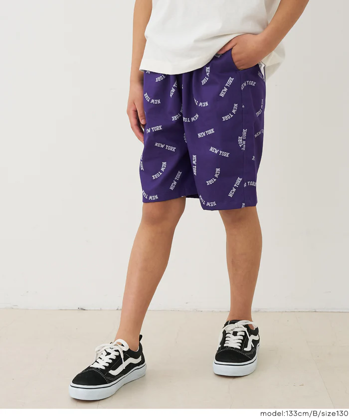 GW限定セール★ ツイル総柄ショートパンツ キッズ メール便不可 - Image 5