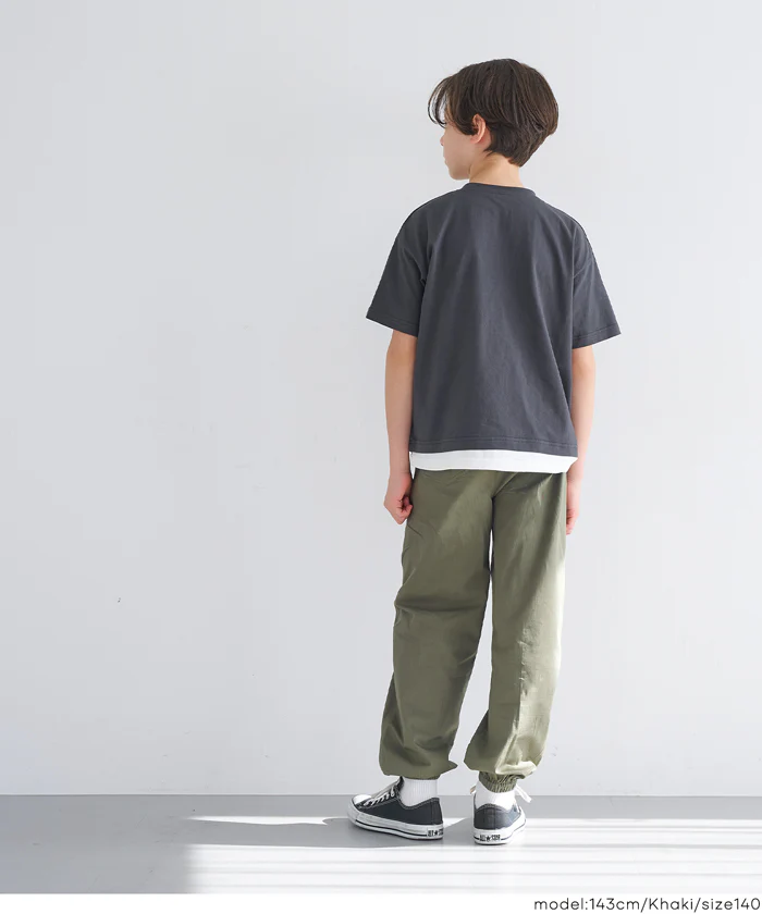 コットンリップストップジョガーパンツ キッズ メール便不可 - Image 13