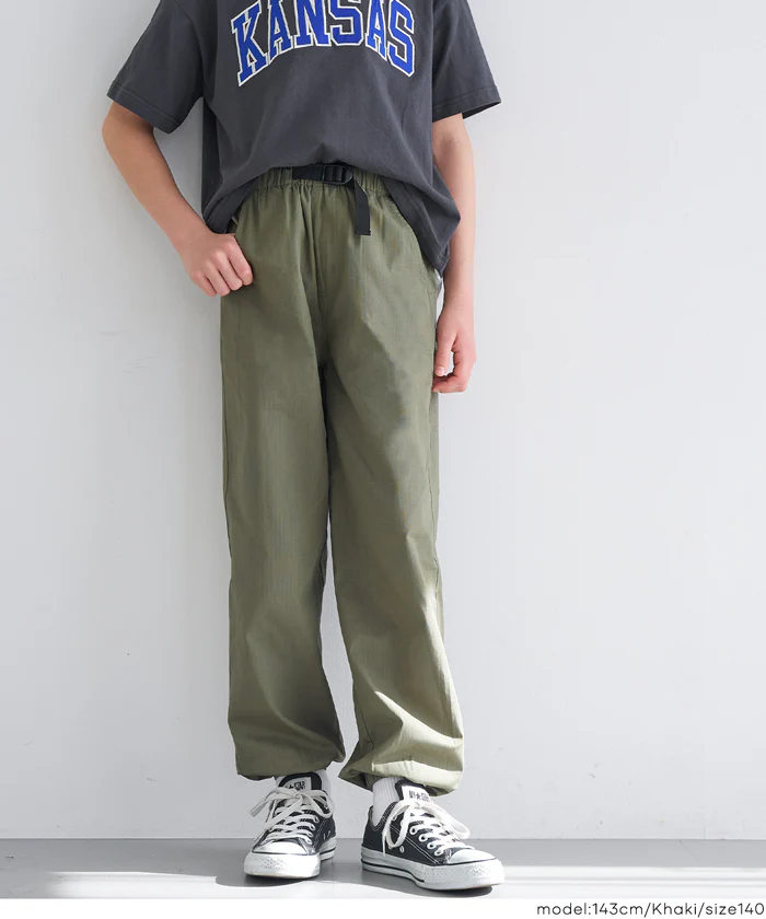 コットンリップストップジョガーパンツ キッズ メール便不可 - Image 16