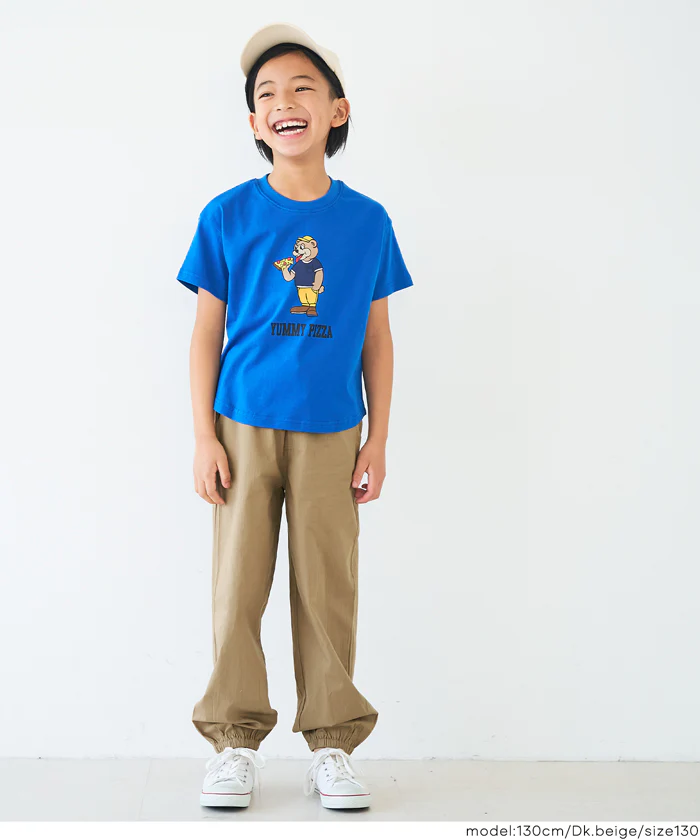 コットンリップストップジョガーパンツ キッズ メール便不可 - Image 2