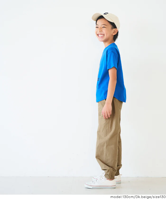 コットンリップストップジョガーパンツ キッズ メール便不可 - Image 3
