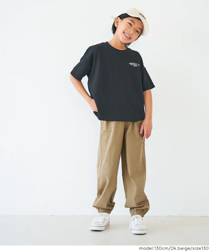 コットンリップストップジョガーパンツ キッズ メール便不可 - Image 5