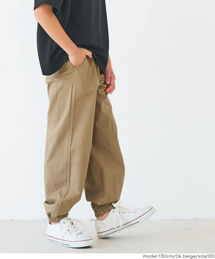 コットンリップストップジョガーパンツ キッズ メール便不可 - Image 6