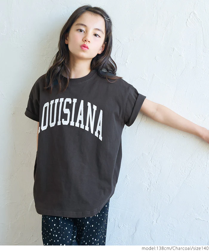 WEB限定セール ★990円→110円親子お揃いテールカットカレッジビッグTシャツ キッズ メール便可 - Image 12