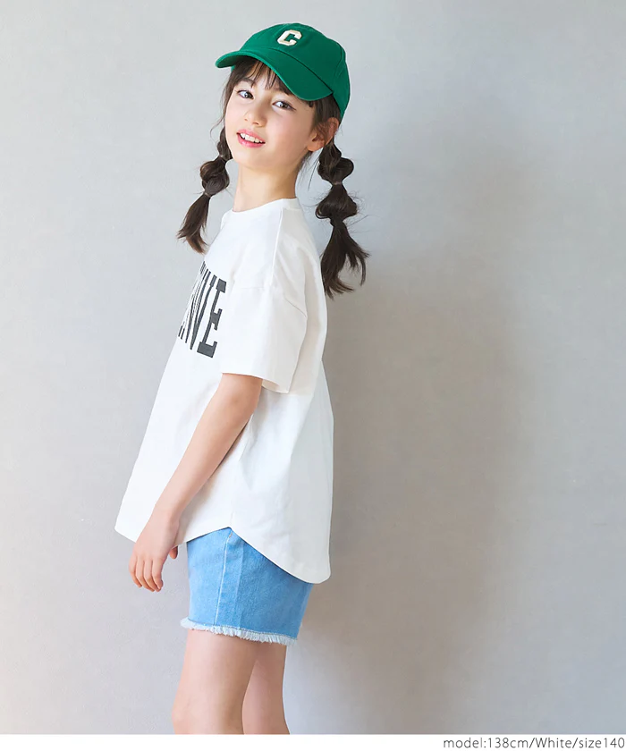 WEB限定セール ★990円→110円親子お揃いテールカットカレッジビッグTシャツ キッズ メール便可 - Image 3