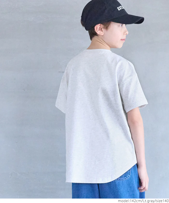 WEB限定セール ★990円→110円親子お揃いテールカットカレッジビッグTシャツ キッズ メール便可 - Image 7