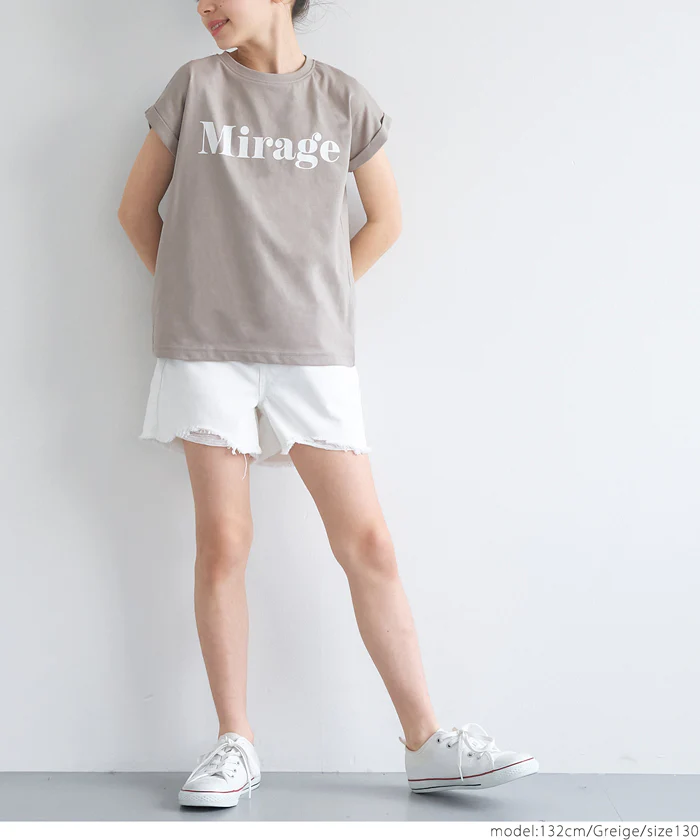 WEB限定セール★790円→110円 親子お揃いフレンチスリーブロゴプリントTシャツ キッズ メール便可 coca コカ - Image 7