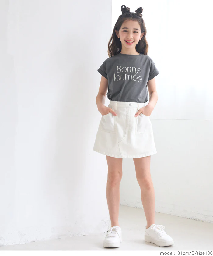 セール★790円→590円 フレンチスリーブロゴTシャツ キッズ メール便不可 - Image 8