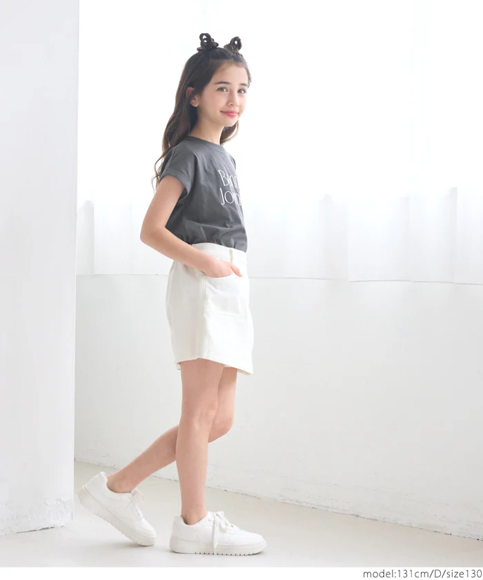 セール★790円→590円 フレンチスリーブロゴTシャツ キッズ メール便不可 - Image 9