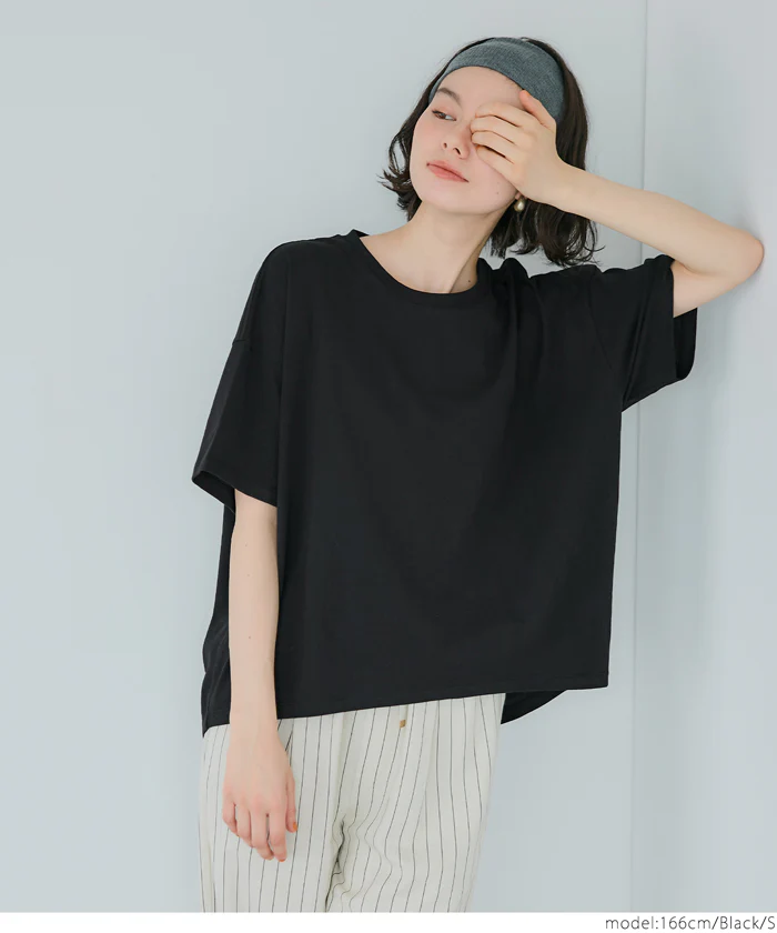ラウンドヘムTシャツ レディース メール便不可 - Image 13