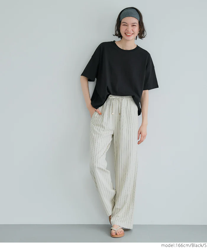 ラウンドヘムTシャツ レディース メール便不可 - Image 14