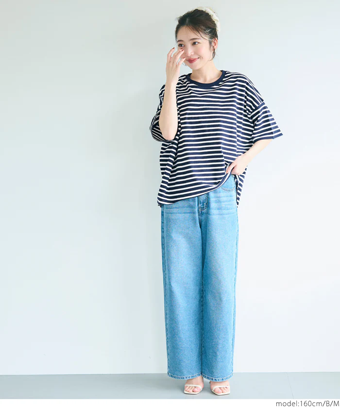 ラウンドヘムTシャツ レディース メール便不可 - Image 18