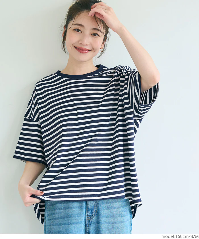 ラウンドヘムTシャツ レディース メール便不可 - Image 19